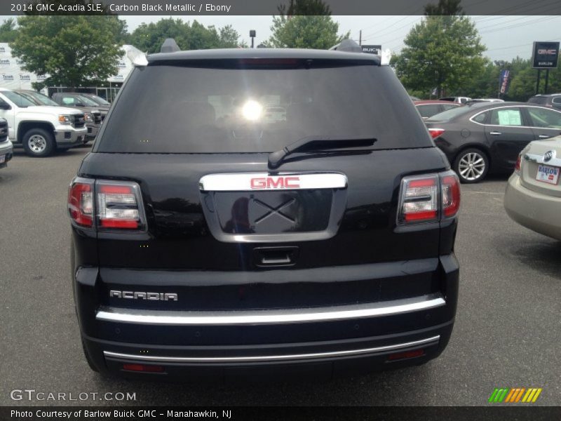 Carbon Black Metallic / Ebony 2014 GMC Acadia SLE