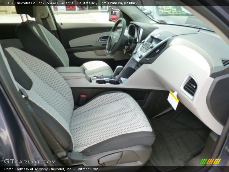 Atlantis Blue Metallic / Light Titanium/Jet Black 2014 Chevrolet Equinox LS AWD