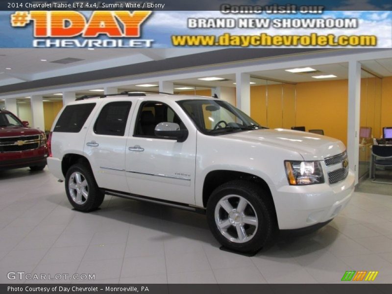 Summit White / Ebony 2014 Chevrolet Tahoe LTZ 4x4