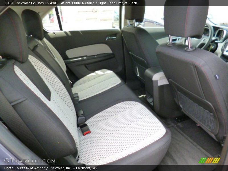 Atlantis Blue Metallic / Light Titanium/Jet Black 2014 Chevrolet Equinox LS AWD