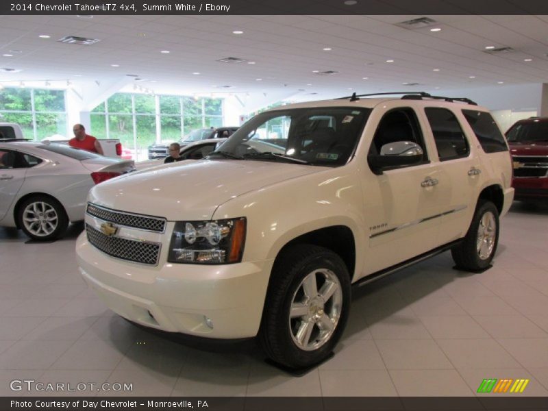 Summit White / Ebony 2014 Chevrolet Tahoe LTZ 4x4