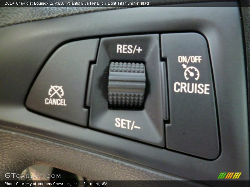 Atlantis Blue Metallic / Light Titanium/Jet Black 2014 Chevrolet Equinox LS AWD