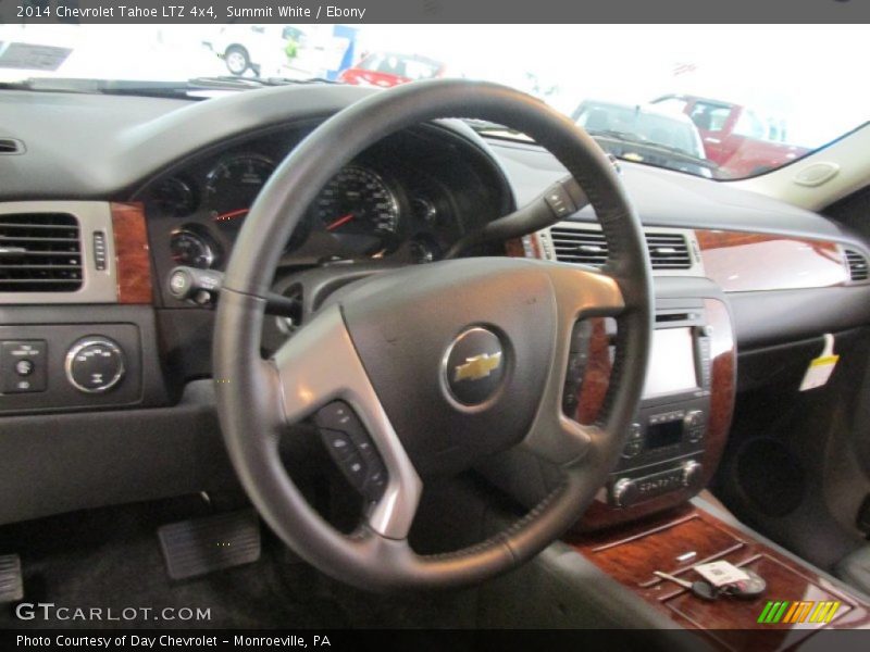 Summit White / Ebony 2014 Chevrolet Tahoe LTZ 4x4