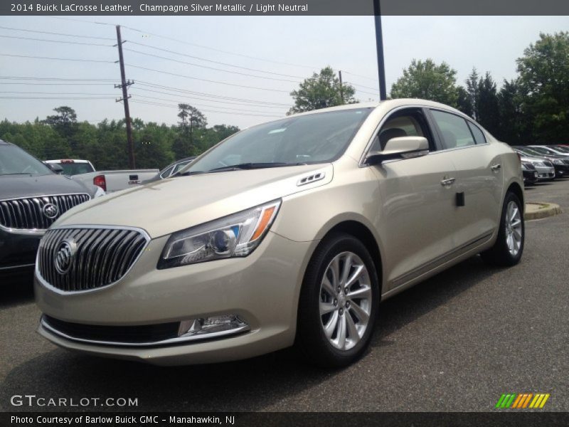 Champagne Silver Metallic / Light Neutral 2014 Buick LaCrosse Leather