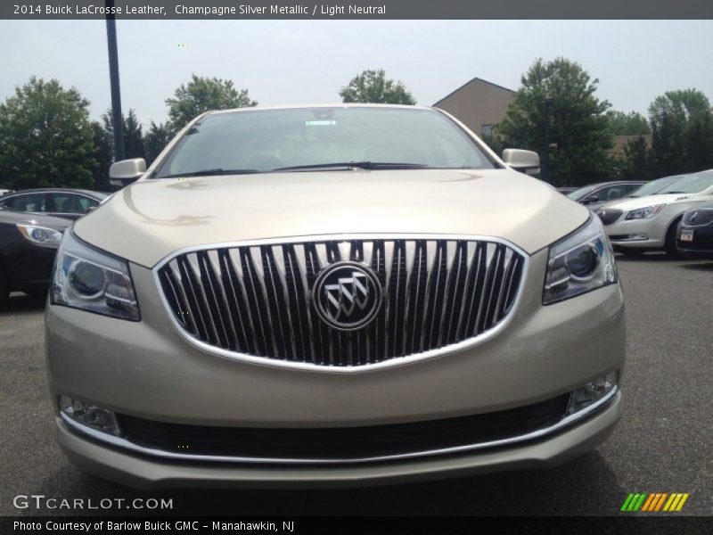 Champagne Silver Metallic / Light Neutral 2014 Buick LaCrosse Leather