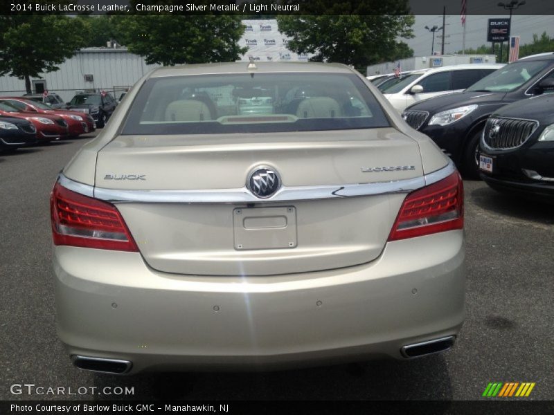 Champagne Silver Metallic / Light Neutral 2014 Buick LaCrosse Leather