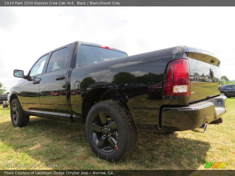 Black / Black/Diesel Gray 2014 Ram 1500 Express Crew Cab 4x4