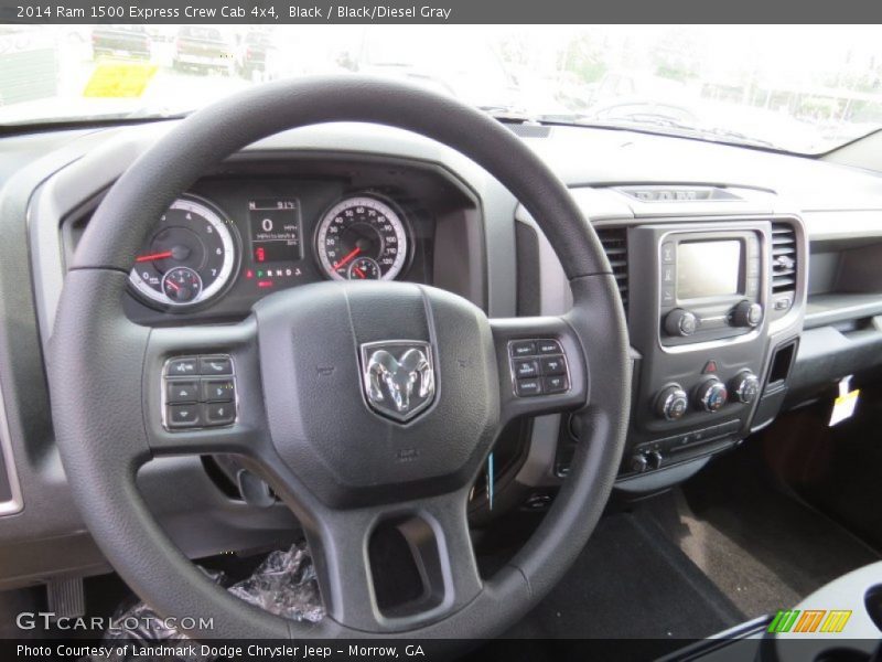 Black / Black/Diesel Gray 2014 Ram 1500 Express Crew Cab 4x4