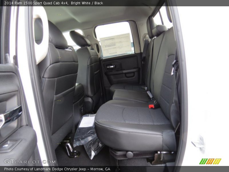 Bright White / Black 2014 Ram 1500 Sport Quad Cab 4x4