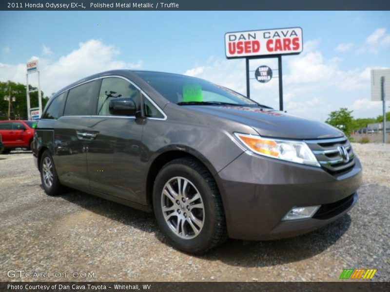 Polished Metal Metallic / Truffle 2011 Honda Odyssey EX-L