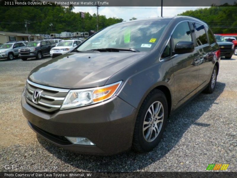 Polished Metal Metallic / Truffle 2011 Honda Odyssey EX-L