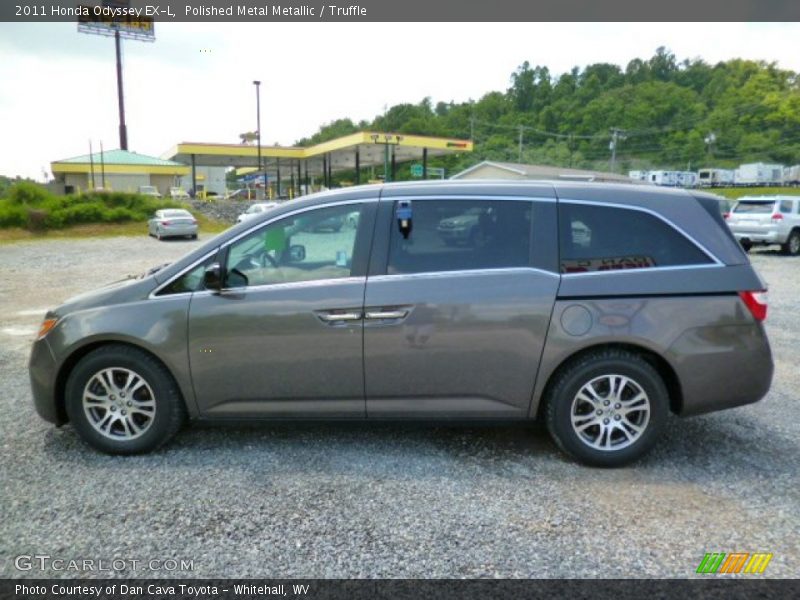 Polished Metal Metallic / Truffle 2011 Honda Odyssey EX-L