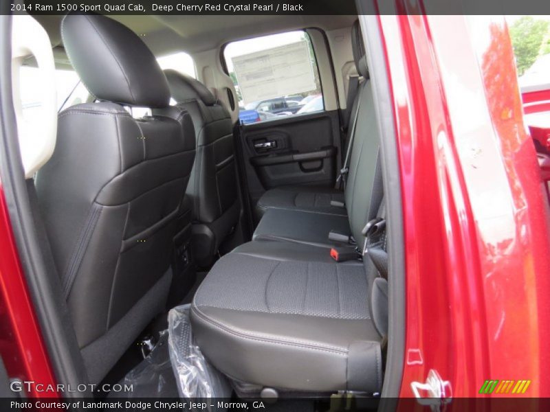Deep Cherry Red Crystal Pearl / Black 2014 Ram 1500 Sport Quad Cab
