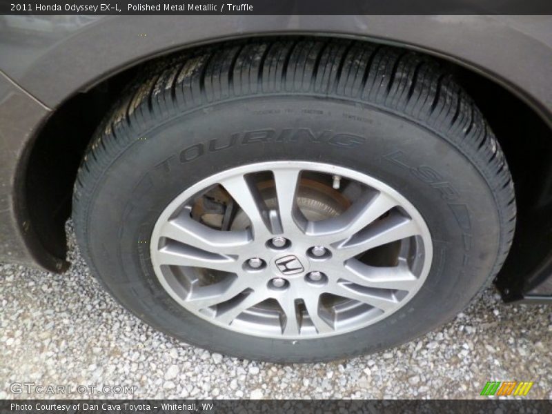 Polished Metal Metallic / Truffle 2011 Honda Odyssey EX-L