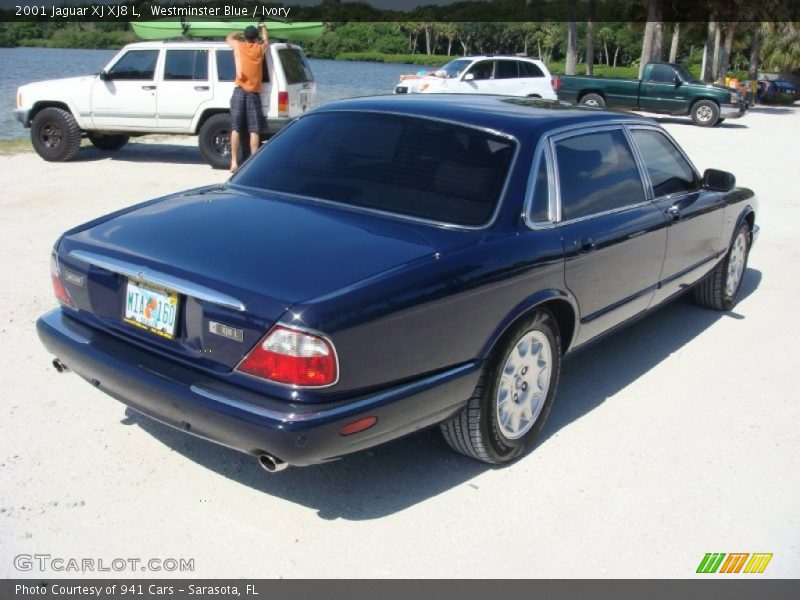Westminster Blue / Ivory 2001 Jaguar XJ XJ8 L