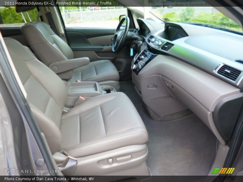 Polished Metal Metallic / Truffle 2011 Honda Odyssey EX-L
