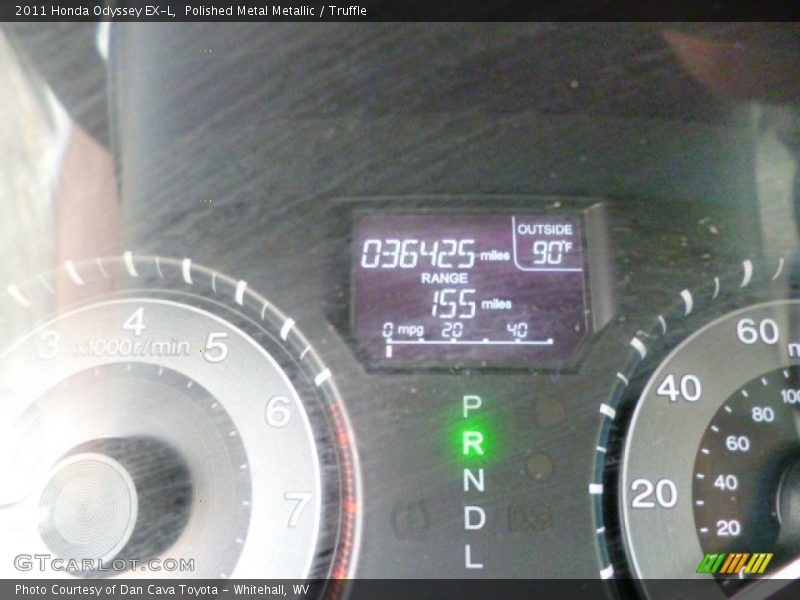 Polished Metal Metallic / Truffle 2011 Honda Odyssey EX-L