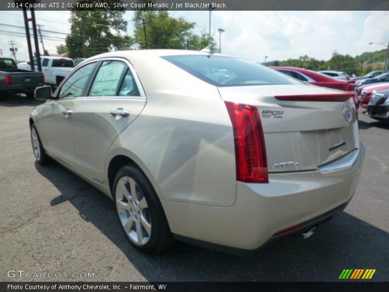 Silver Coast Metallic / Jet Black/Jet Black 2014 Cadillac ATS 2.0L Turbo AWD