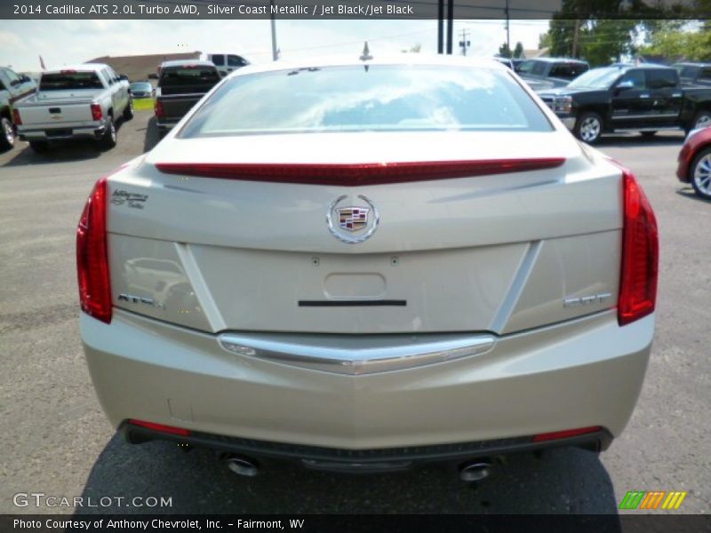 Silver Coast Metallic / Jet Black/Jet Black 2014 Cadillac ATS 2.0L Turbo AWD