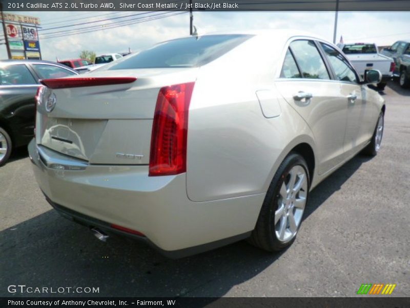 Silver Coast Metallic / Jet Black/Jet Black 2014 Cadillac ATS 2.0L Turbo AWD