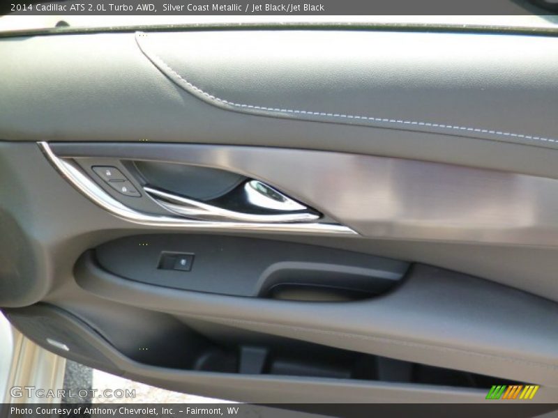 Silver Coast Metallic / Jet Black/Jet Black 2014 Cadillac ATS 2.0L Turbo AWD