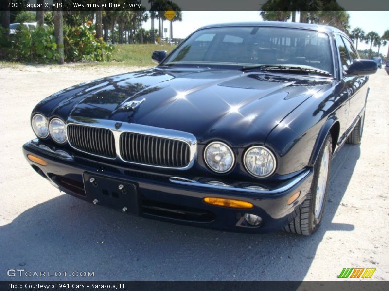 Westminster Blue / Ivory 2001 Jaguar XJ XJ8 L