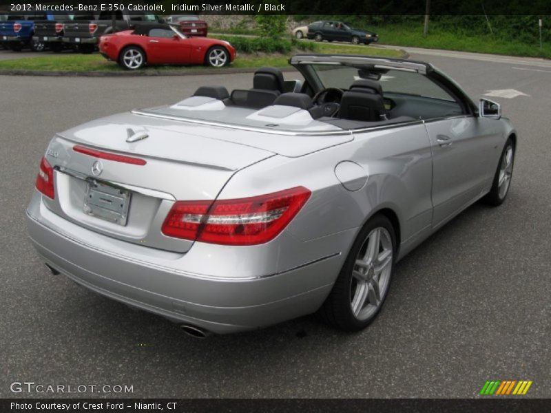 Iridium Silver Metallic / Black 2012 Mercedes-Benz E 350 Cabriolet