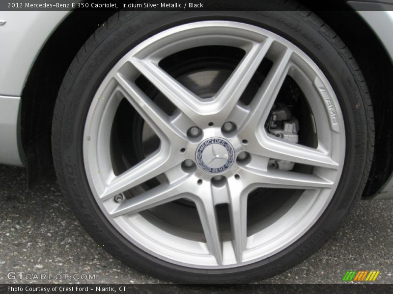 Iridium Silver Metallic / Black 2012 Mercedes-Benz E 350 Cabriolet