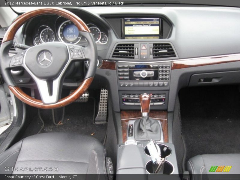 Iridium Silver Metallic / Black 2012 Mercedes-Benz E 350 Cabriolet