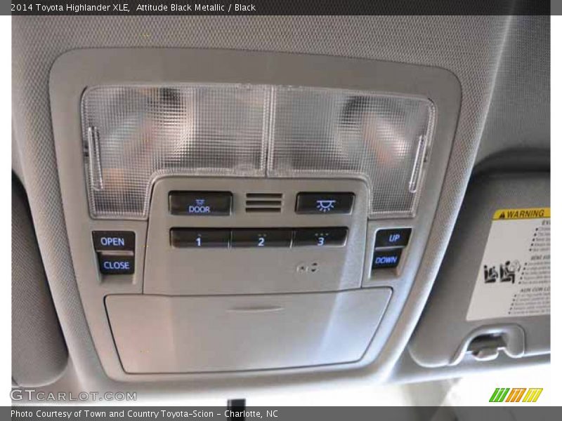 Attitude Black Metallic / Black 2014 Toyota Highlander XLE