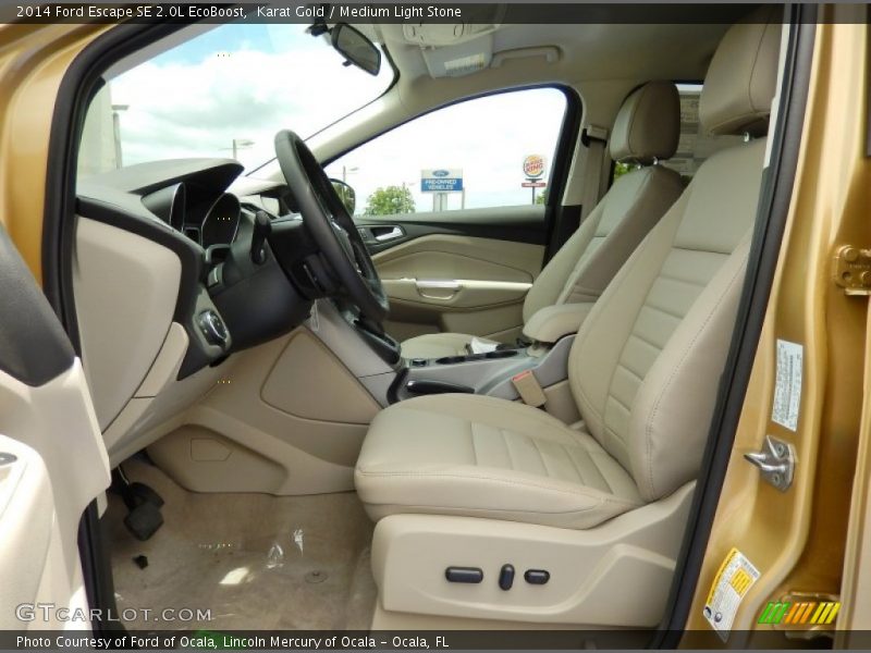 Karat Gold / Medium Light Stone 2014 Ford Escape SE 2.0L EcoBoost