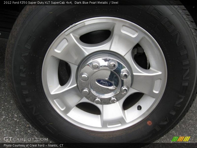 Dark Blue Pearl Metallic / Steel 2012 Ford F250 Super Duty XLT SuperCab 4x4