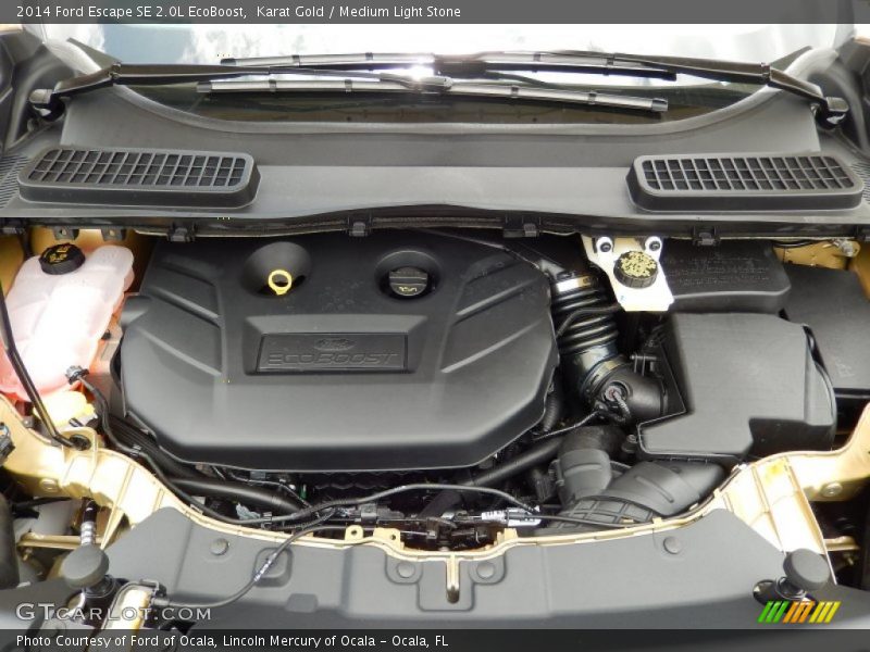 Karat Gold / Medium Light Stone 2014 Ford Escape SE 2.0L EcoBoost