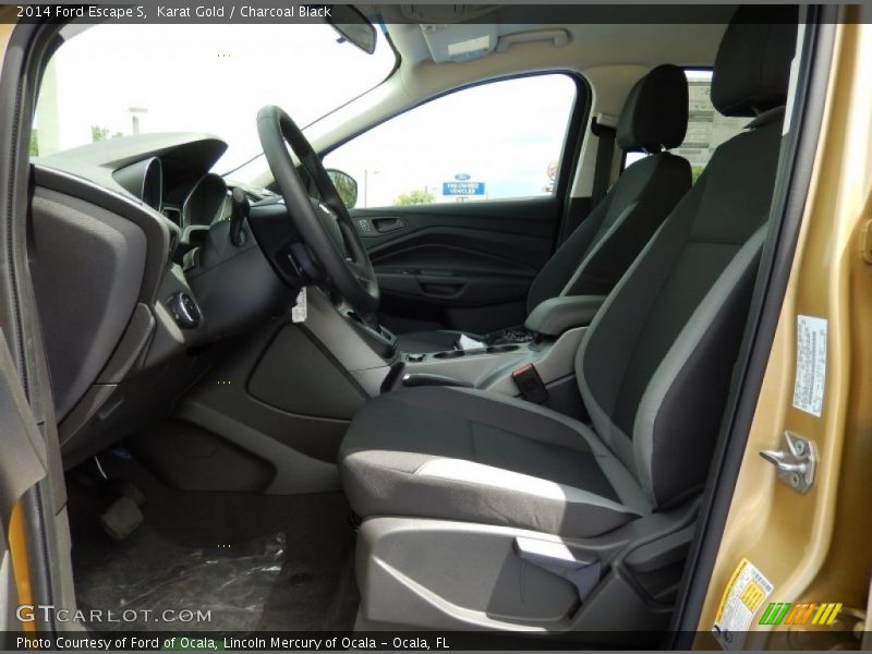 Karat Gold / Charcoal Black 2014 Ford Escape S