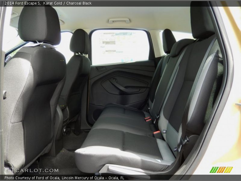 Karat Gold / Charcoal Black 2014 Ford Escape S