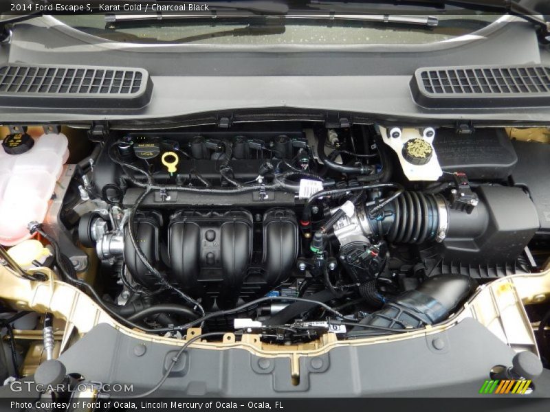 Karat Gold / Charcoal Black 2014 Ford Escape S