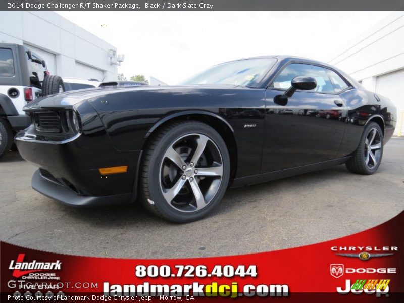 Black / Dark Slate Gray 2014 Dodge Challenger R/T Shaker Package