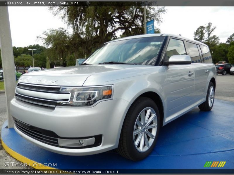 Ingot Silver / Dune 2014 Ford Flex Limited