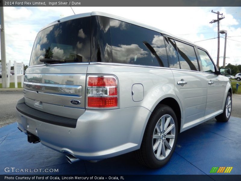 Ingot Silver / Dune 2014 Ford Flex Limited