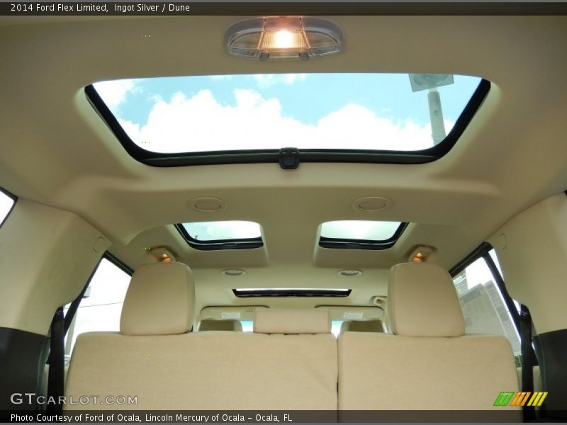 Ingot Silver / Dune 2014 Ford Flex Limited