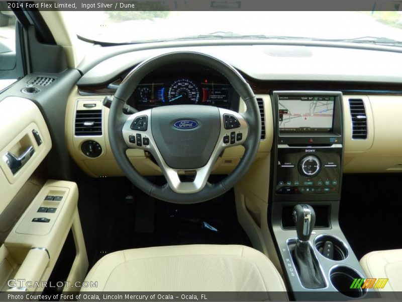 Ingot Silver / Dune 2014 Ford Flex Limited