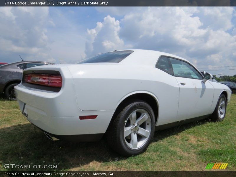 Bright White / Dark Slate Gray 2014 Dodge Challenger SXT