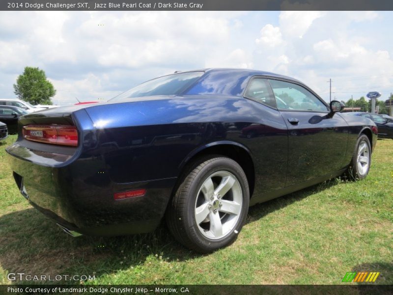 Jazz Blue Pearl Coat / Dark Slate Gray 2014 Dodge Challenger SXT