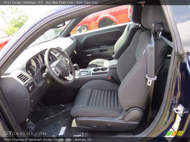 Jazz Blue Pearl Coat / Dark Slate Gray 2014 Dodge Challenger SXT