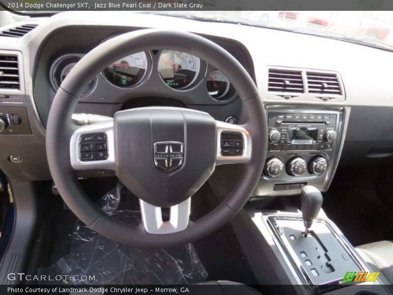 Jazz Blue Pearl Coat / Dark Slate Gray 2014 Dodge Challenger SXT