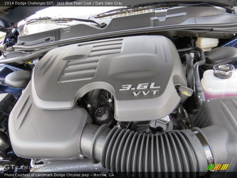 Jazz Blue Pearl Coat / Dark Slate Gray 2014 Dodge Challenger SXT