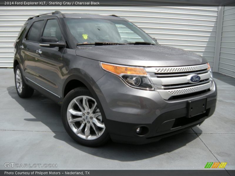 Sterling Gray / Charcoal Black 2014 Ford Explorer XLT