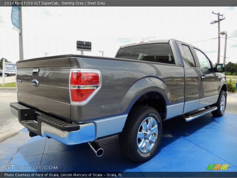 Sterling Grey / Steel Grey 2014 Ford F150 XLT SuperCab