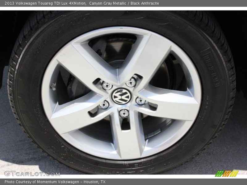 Canyon Gray Metallic / Black Anthracite 2013 Volkswagen Touareg TDI Lux 4XMotion