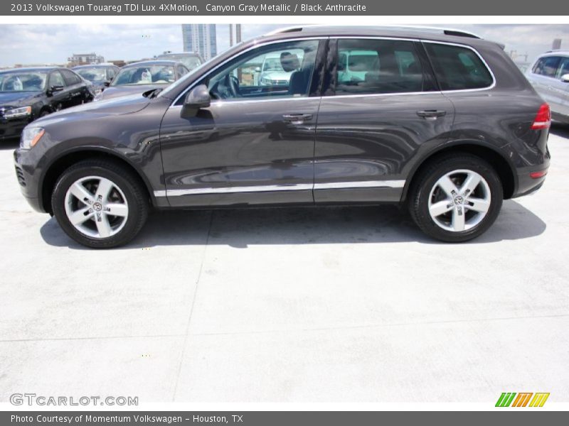 Canyon Gray Metallic / Black Anthracite 2013 Volkswagen Touareg TDI Lux 4XMotion